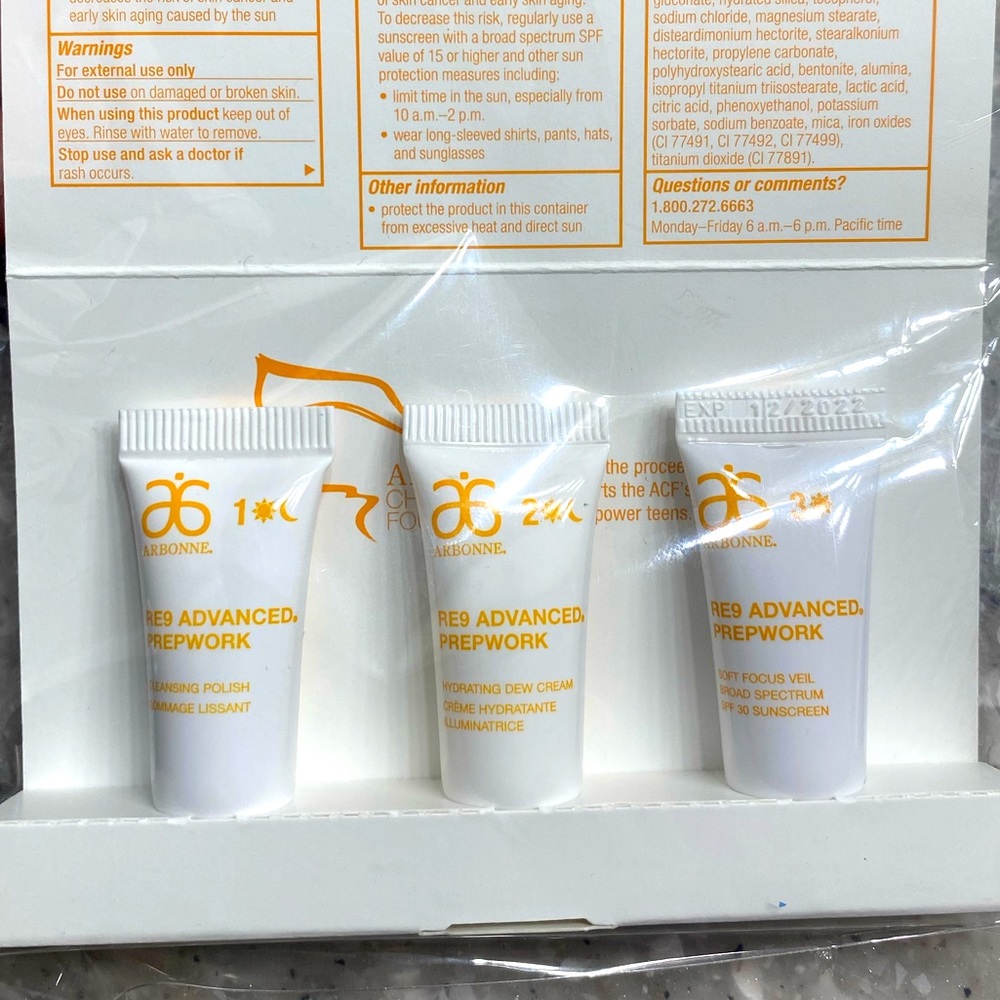 ⭐️ARBONNE Skincare Trial Set